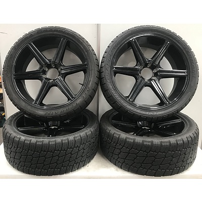 GMR 24 Inch Rims with Nitto A/T Tyres