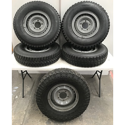 16 Inch Steel Rims With All Terrain Tyres