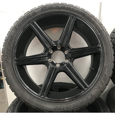 GMR 24 Inch Rims with Nitto A/T Tyres