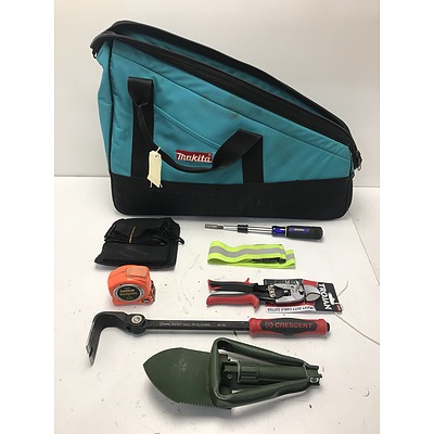Makita Tool Bag With Assorted Tools