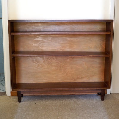 Retro Teak Bookcase with Dovetail Joints