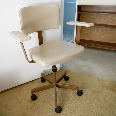 1980s Industrial Desk Chair