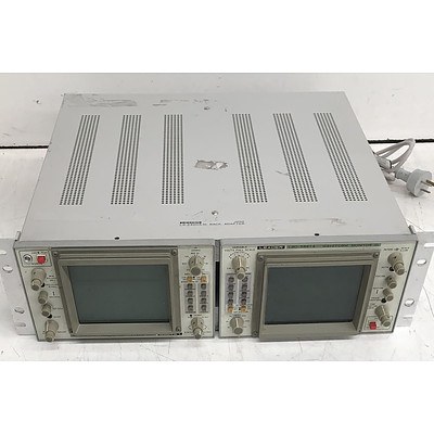 Leader LBO-5861A Waveform Monitors - Lot of Two