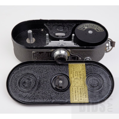 Antique Keystone K-8 8 Millimeter Camera in Original Box with Manuals