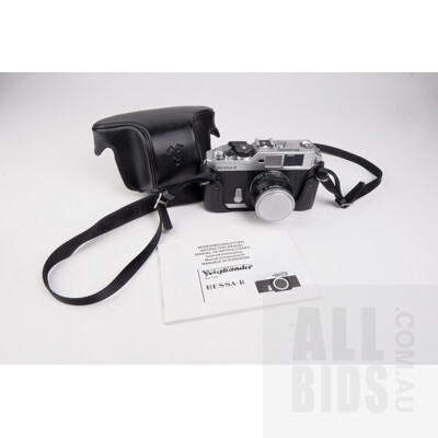 Vintage Voigtlander Bessa-R Camera in Original Case with Manual
