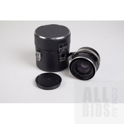 Vintage Carl Zeiss Jena Biometar 2,8/80 Camera Lens in Original Case