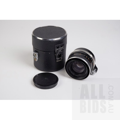 Vintage Carl Zeiss Jena Biometar 2,8/80 Camera Lens in Original Case
