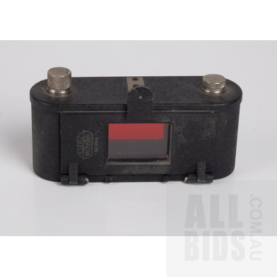 Ihagee Waist Level Finder for Exacta Camera with Original Case and Leitz Wetzlar Contact Camera Film Strip Printer