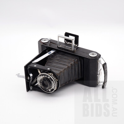 Antique Audax Folding Camera in Original Leather Case