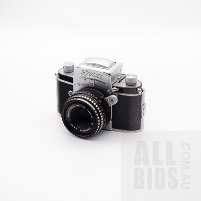 Vintage Ihagee Dresden EXA Camera in Original Leather Case
