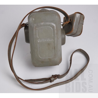 Antique Franke & Heidecke Rolleiflex DBP-DBGM Binocular Camera in Original Hard Cover Case