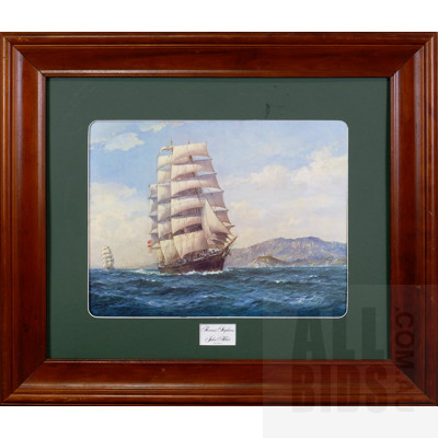 Framed John Alcott Reproduction Print, 34 x 45 cm