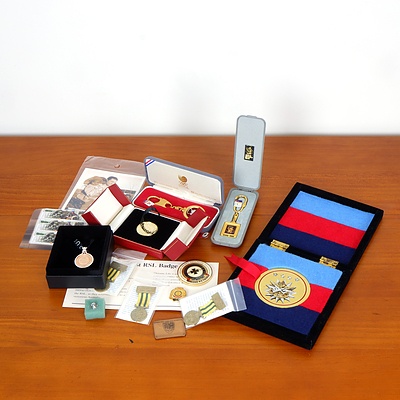 Collection of Medallions, Centenary of Federation Medals Miniature Medals and More