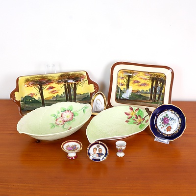 Collection English and French China Including Doulton, Carltonware, Limoges and More