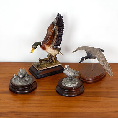 Collection of Birds, Including Limited Edition Canada Goose by Richard Palmer, 1980, 346/ 7500 and More