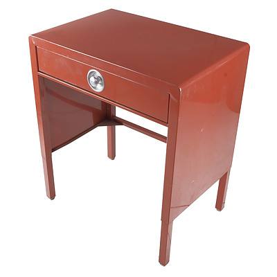 Retro Industrial Metal Single Drawer Desk - ACME Furniture Alexandria NSW