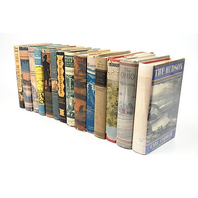 Collection of 14 Books From the 'Rivers of America' Series - Various Authors
