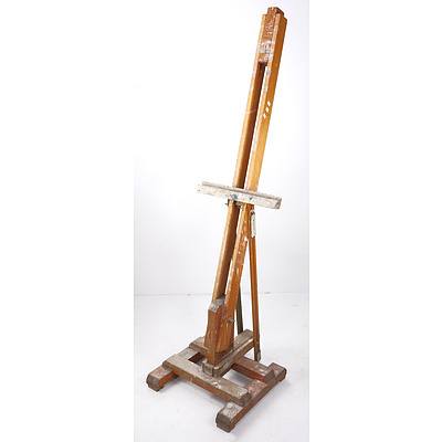 Hand Crafted Floor Standing Artist Easel