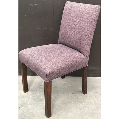 Fabric Dining Chairs - Lot Of Eleven