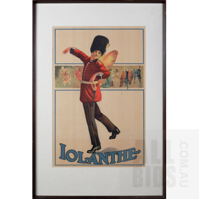 Framed Iolanthe Poster, 73 x 48 cm (image size)