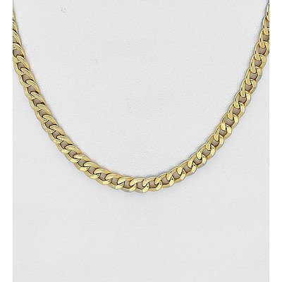 18ct Gold-Plated Italian Sterling Silver Chain