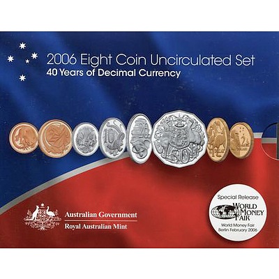 Australia: Uncirculated Mint Set 2006 Decimal Currency Commemorative