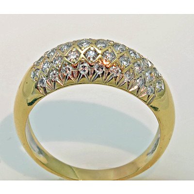 9ct White Gold 1/2 Carat Diamond Ring