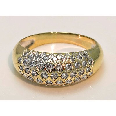 9ct White Gold 1/2 Carat Diamond Ring