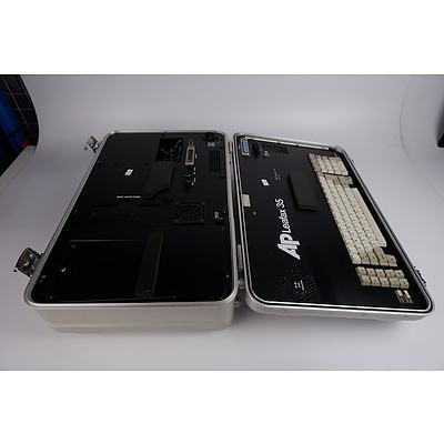 AP Leafax 35 Negative Scanner and Portable Fax Machine in Portable Hard Case Circa 1988