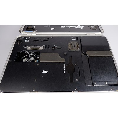 AP Leafax 35 Negative Scanner and Portable Fax Machine in Portable Hard Case Circa 1988