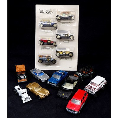 Readers Digest 6 Model Vintage Car Set and Assorted other Small Models including Matchbox