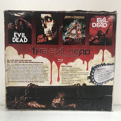 The Evil Dead Anthology Blu-ray Collectors Pack With Prop