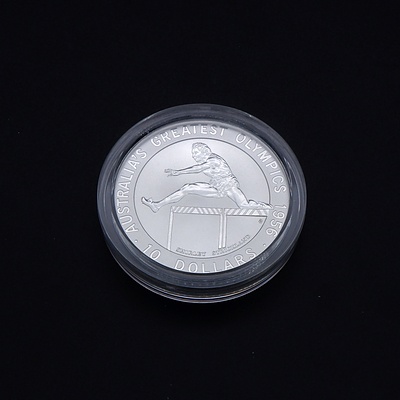 1996 RAM $10 Proof Coin Australian Proof Ten Dollar Coin 1956 Olympics Commemorative