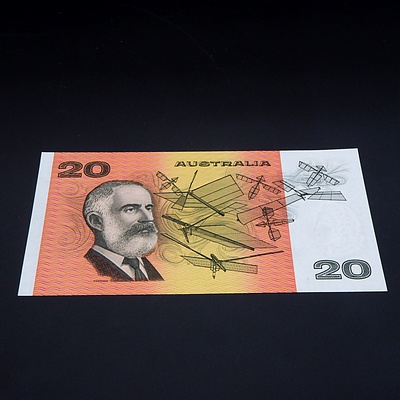$20 1989 Phillips Fraser Australian Twenty Dollar Banknote R411 EXR633818