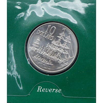1988 RAM $10 Coin Australian Uncirculated Ten Dollar Coin in Wallet Parliament House Commemorative