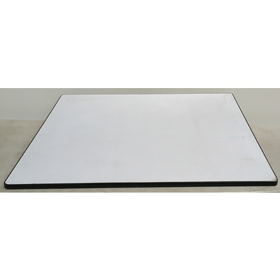 Assortment Of Collapsible Table Bases And Laminate Table Tops