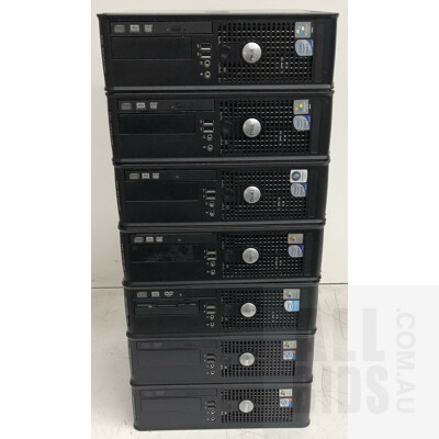 Dell Optiplex Assorted Desktop Computers - Lot of Seven