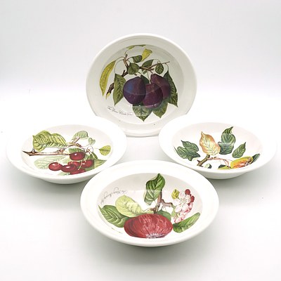 Four Portmeirion Botanical Themed Bowls