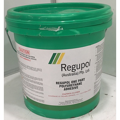 10 Litres Of Regupol One Part Polyurethane Adhesive
