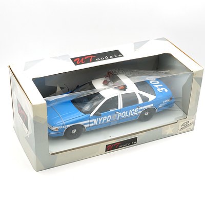 Boxed UT Models 1:18 Chevrolet Caprice NYPD Police