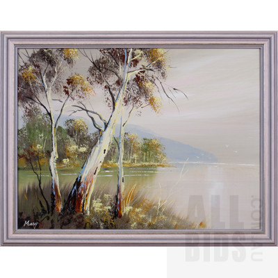 Australian School (20th Century), Three Landscape Paintings, Oil on Board (3)