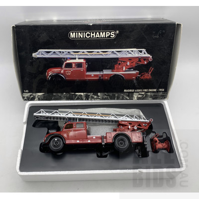 Minichamps - 1954 Magirus 6500 S Fire Engine - 1:34 Scale