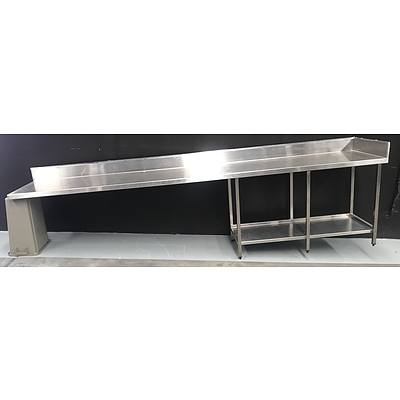 Stainless Steel Food Preparation Bench