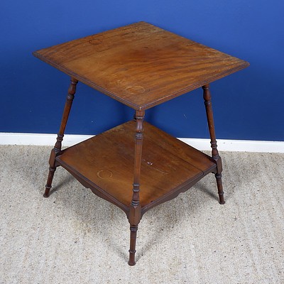 Edwardian Mahogany Lamp Table, Early 20th Century