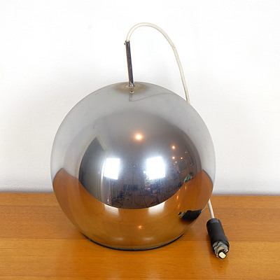 West German Staff Chromed Spherical Pendant Light