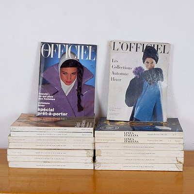 Collection 15 Volumes L'Official Magazine, 1961-1967