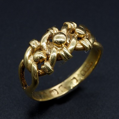 Antique 18ct Yellow Gold Ring, 3g