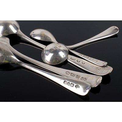 Collection of Sterling Silver Mustard and Salt Spoons, 30g