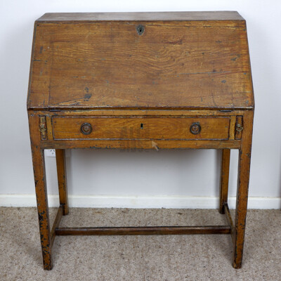 19th Century Writing Bureau with Pull Out Lopers and Scrumbled Finish