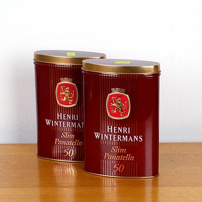 Two Tins of Henri Wintermans Slim Panatela Cigars